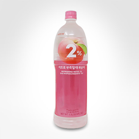 Lotte refreshing wter2%pch 1.5li (8801056002749)